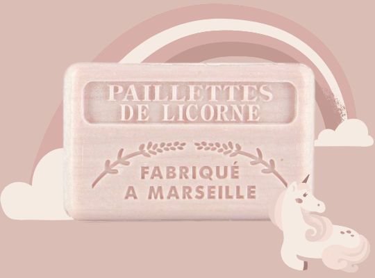 125g French Market Soap - Unicorn