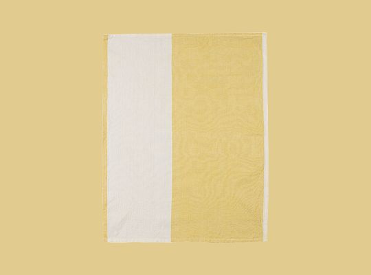 Organic Cotton Tea Towel – Yellow