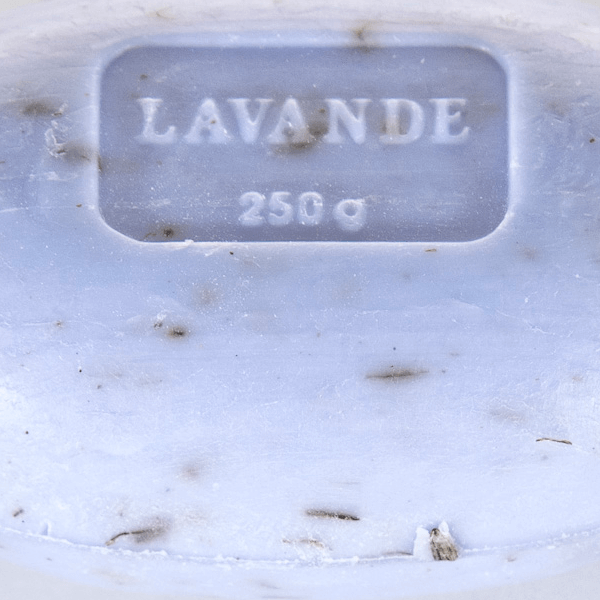 250g Oval Marseille Soap - Lavender Flowers