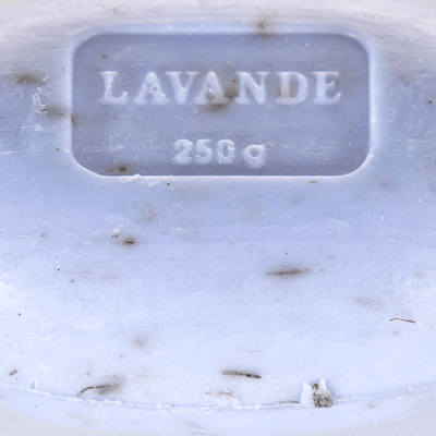 250g Oval Marseille Soap - Lavender Flowers