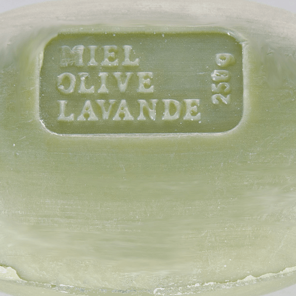 250g Oval Marseille Soap - Honey, Olive, Lavender