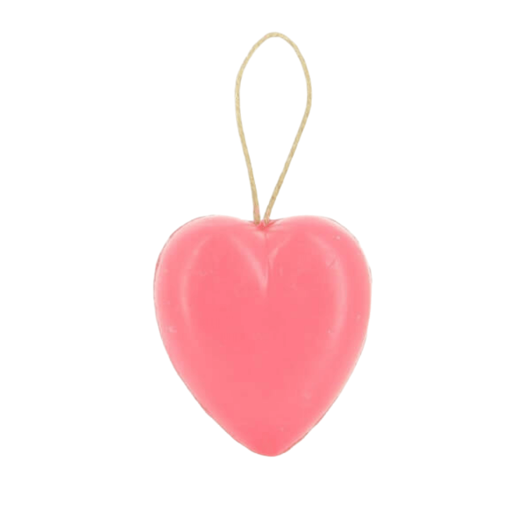 95g Large Heart Soap on a Rope - I Love You