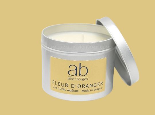 Orange Blossom Natural Candle In A Tin