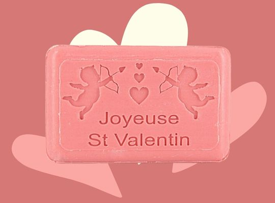 125g French Market Soap - St Valentine's Cupid