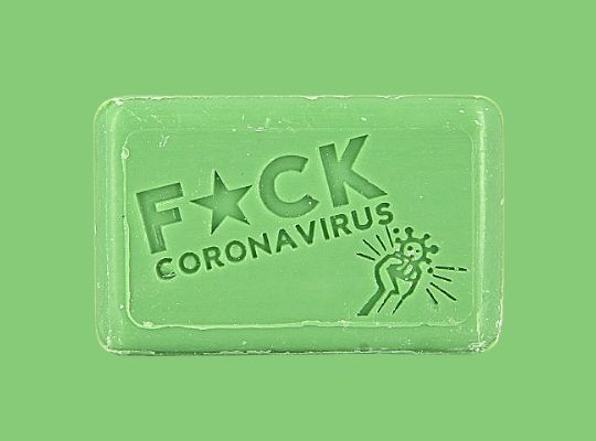 125g French Market Soap - F*ck Coronavirus