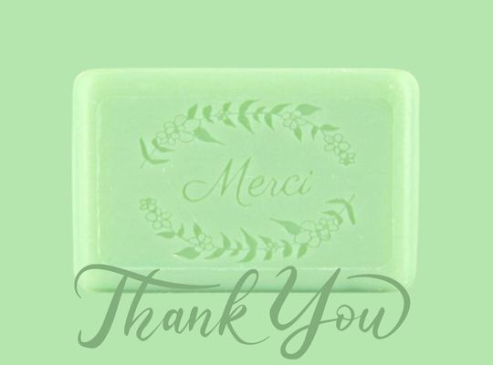 125g French Market Soap - Thank You