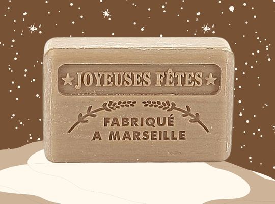125g French Christmas Soap - Gold