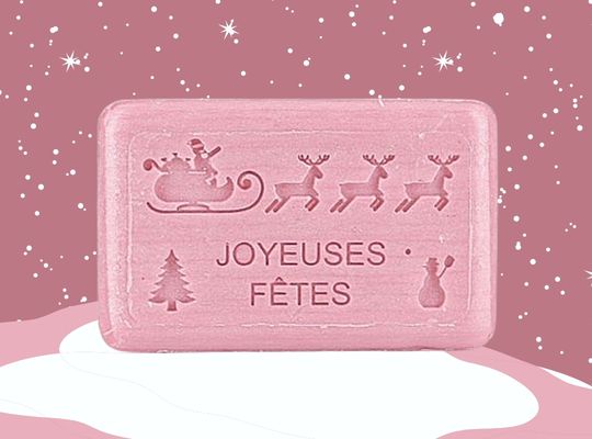 125g French Christmas Soap - Sleigh