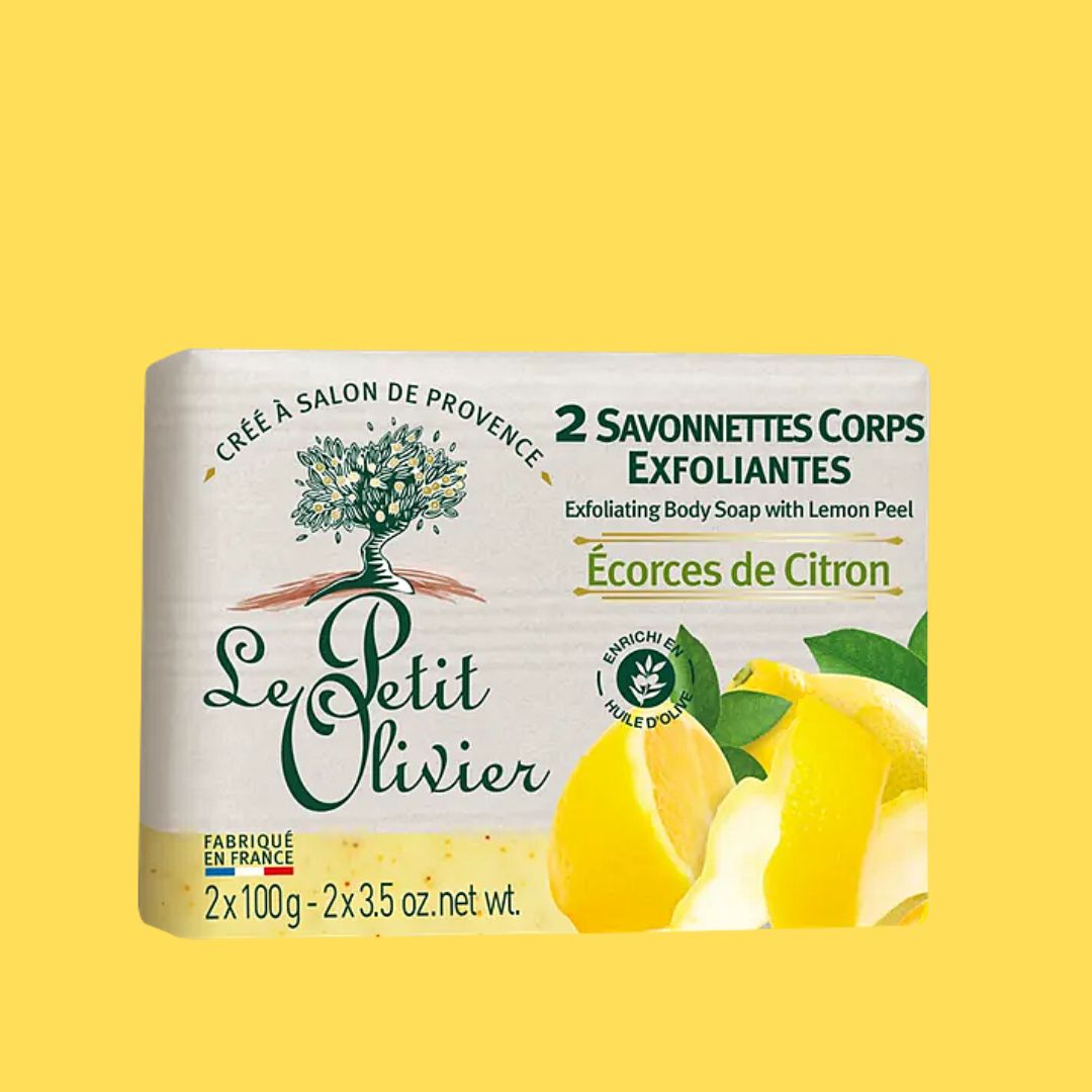 Le Petit Olivier Exfoliating Soap Bars - Lemon