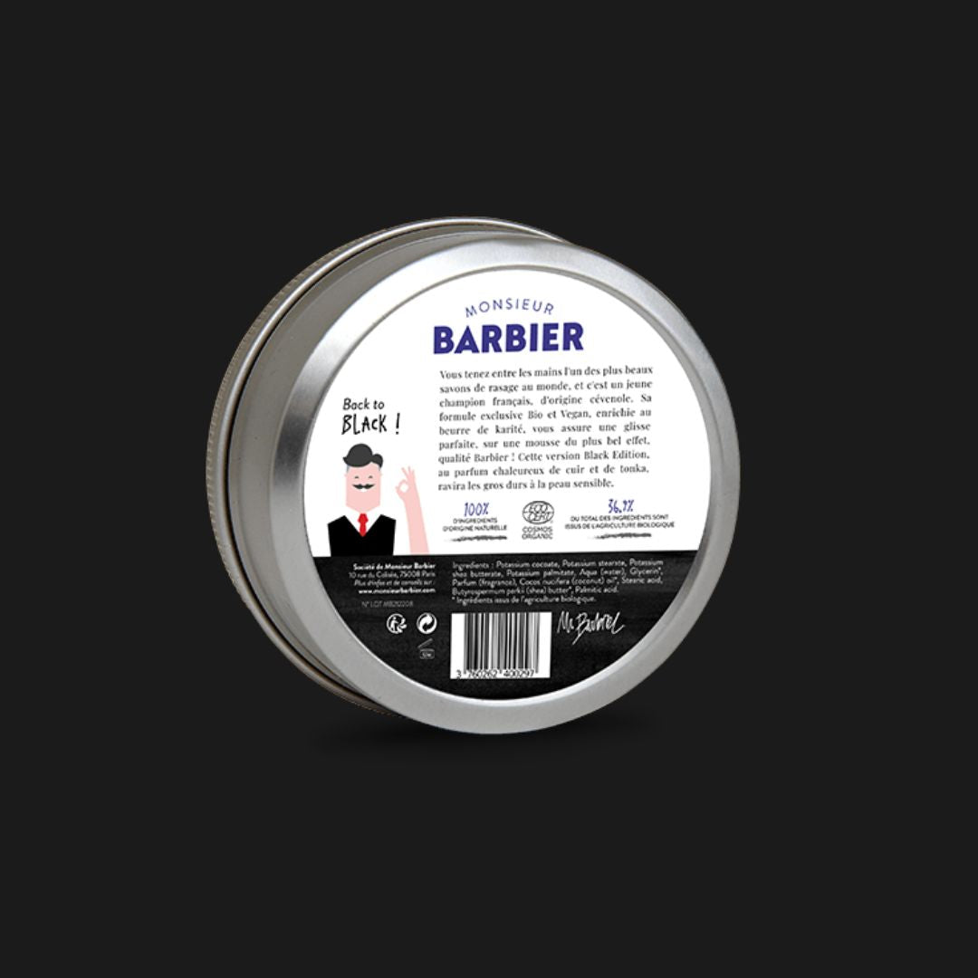 Monsieur Barbier Shaving Soap Black Edition