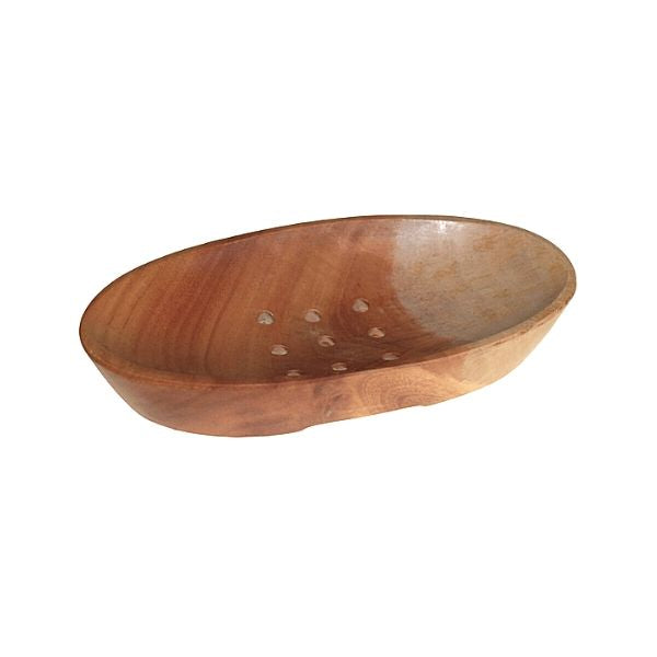 Mahogany Wood Soap Dish - Oval