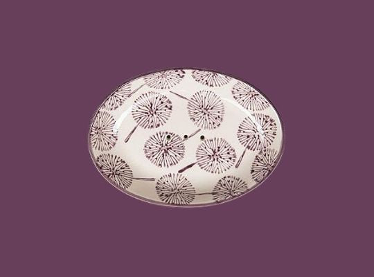 Oval Soap Dish Dandelion