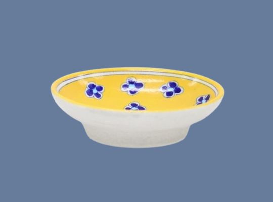Ceramic Soap Dish - Petites Fleurs Bleues