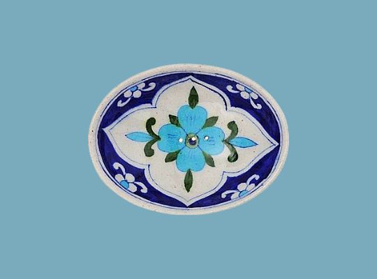 Ceramic Soap Dish - Blue Delft