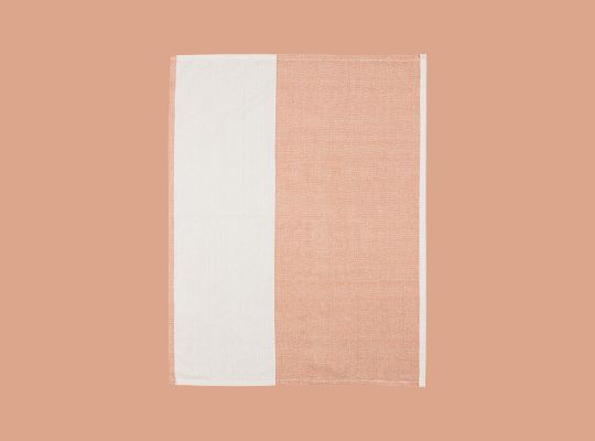 Organic Cotton Tea Towel – Peach