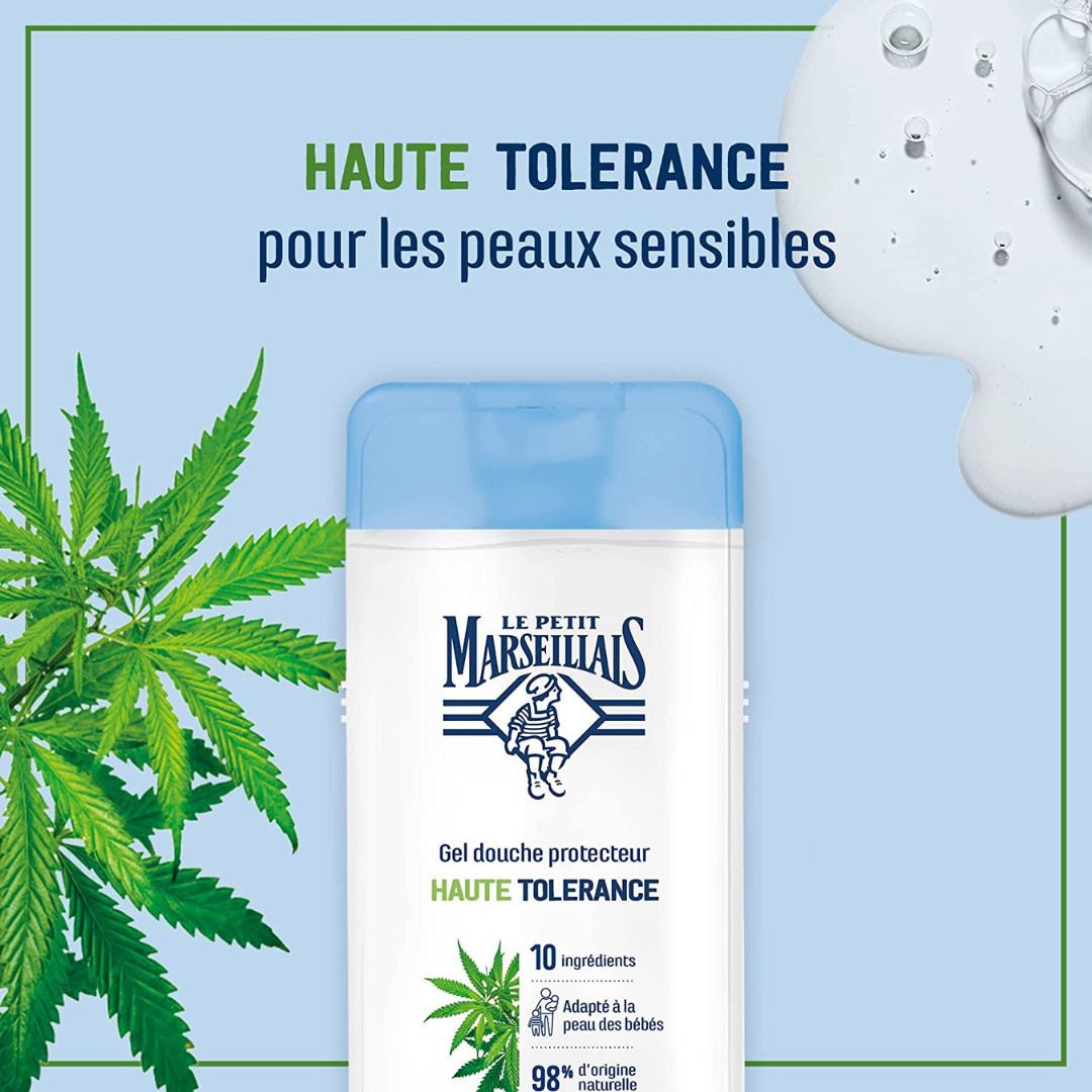 Le Petit Marseillais Shower Gel: High Tolerance - Hemp Bio 400ml