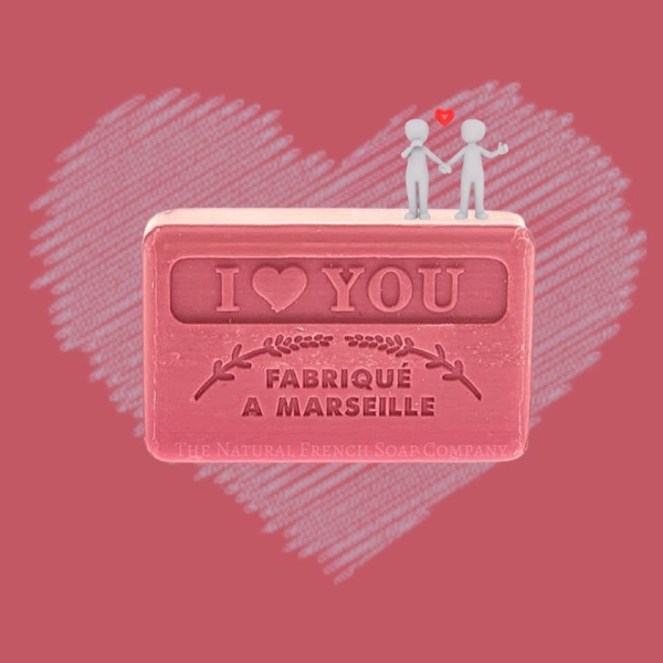 I Love You French Soap - Savonnette Marseillaise