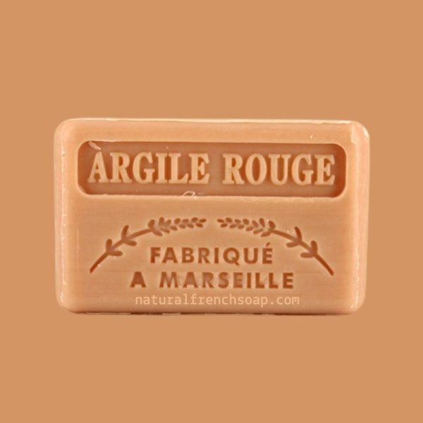 Red Clay French Soap - Argile Rouge Savonnette Marseillaise