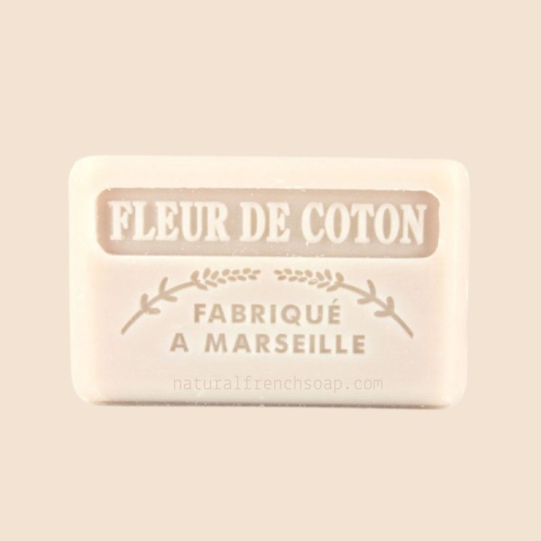 Cotton Flower French Soap - Fleur de Coton Savonnette Marseillaise