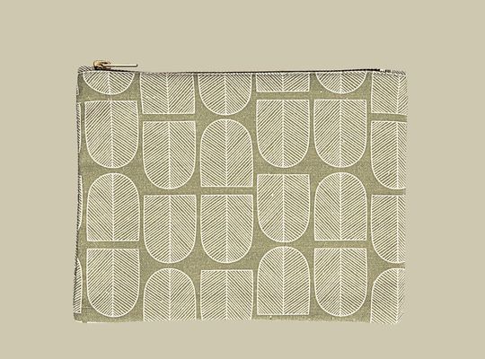 Organic Makeup Bag - Fern