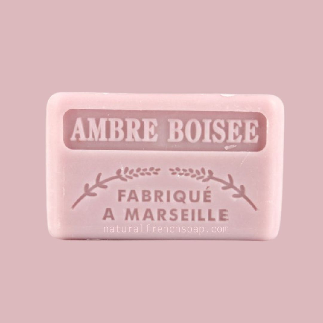 Woody Amber French Soap - Ambre Boisee Savonnette Marseillaise