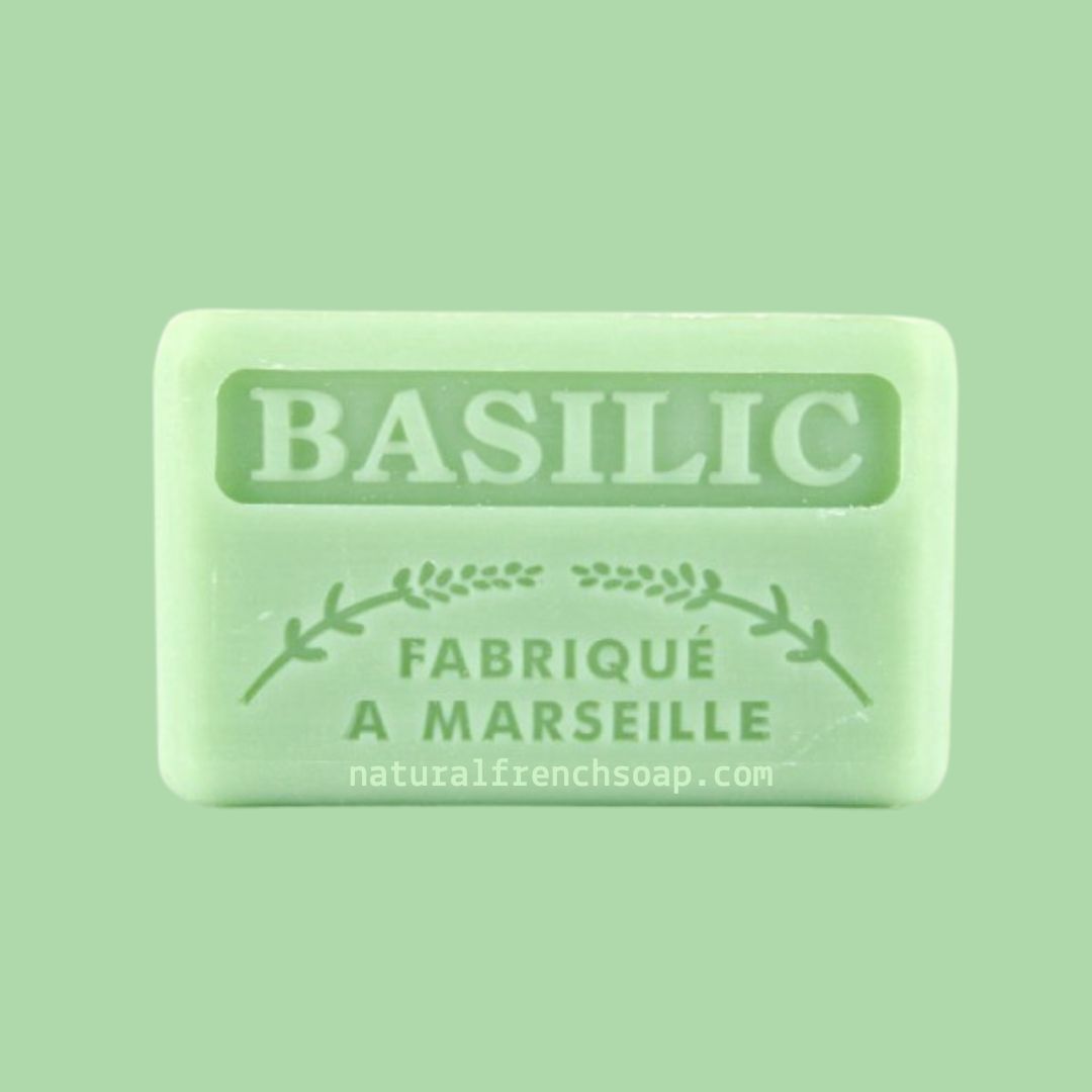 Basil French Soap - Basilic Savonnette Marseillaise