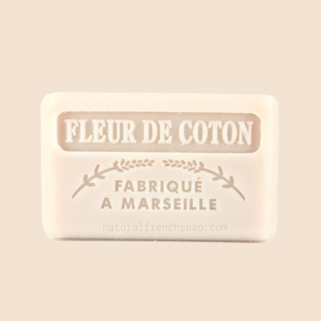 Cotton Flower French Soap - Fleur de Coton Savonnette Marseillaise