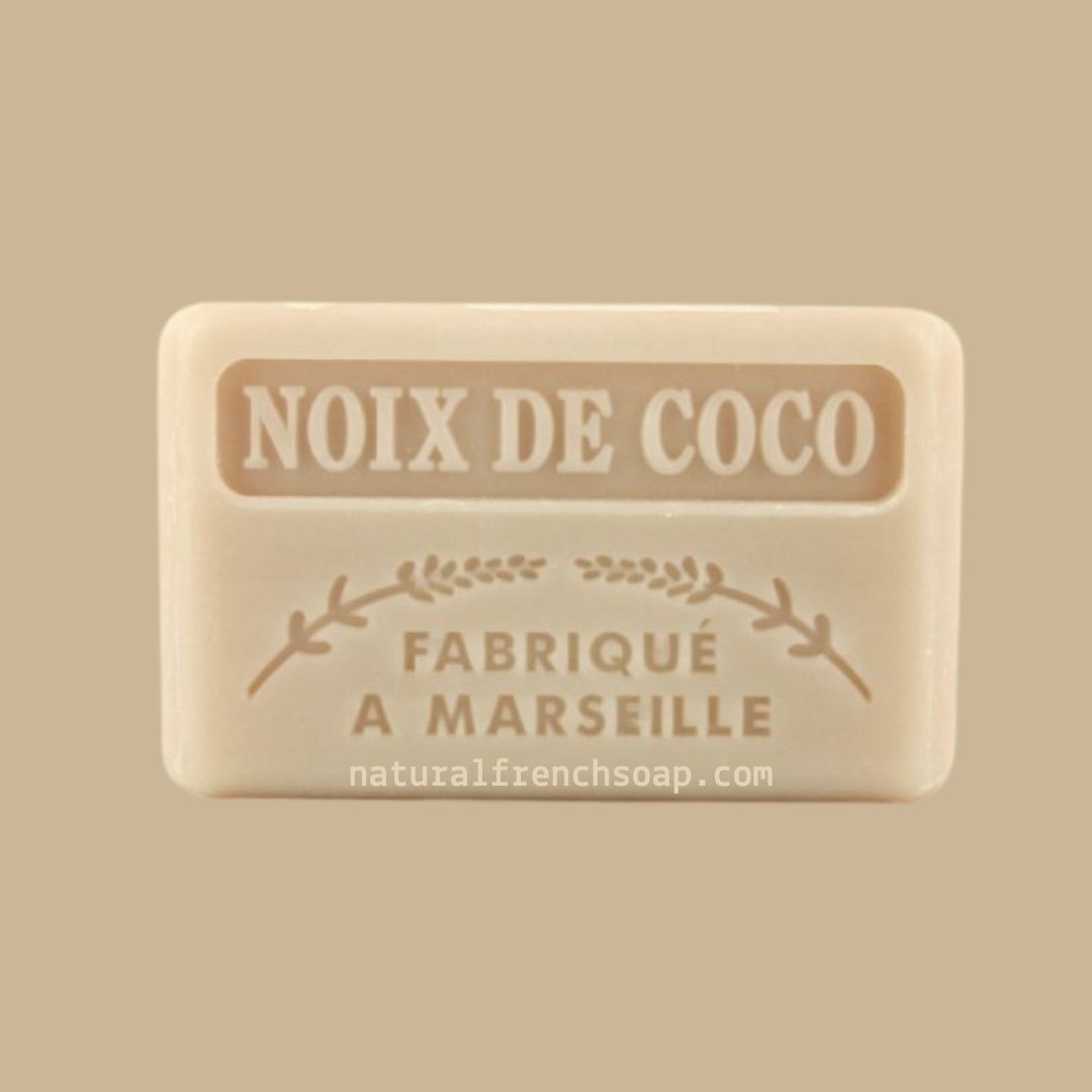 Coconut French Soap - Noix de Coco Savonnette Marseillaise