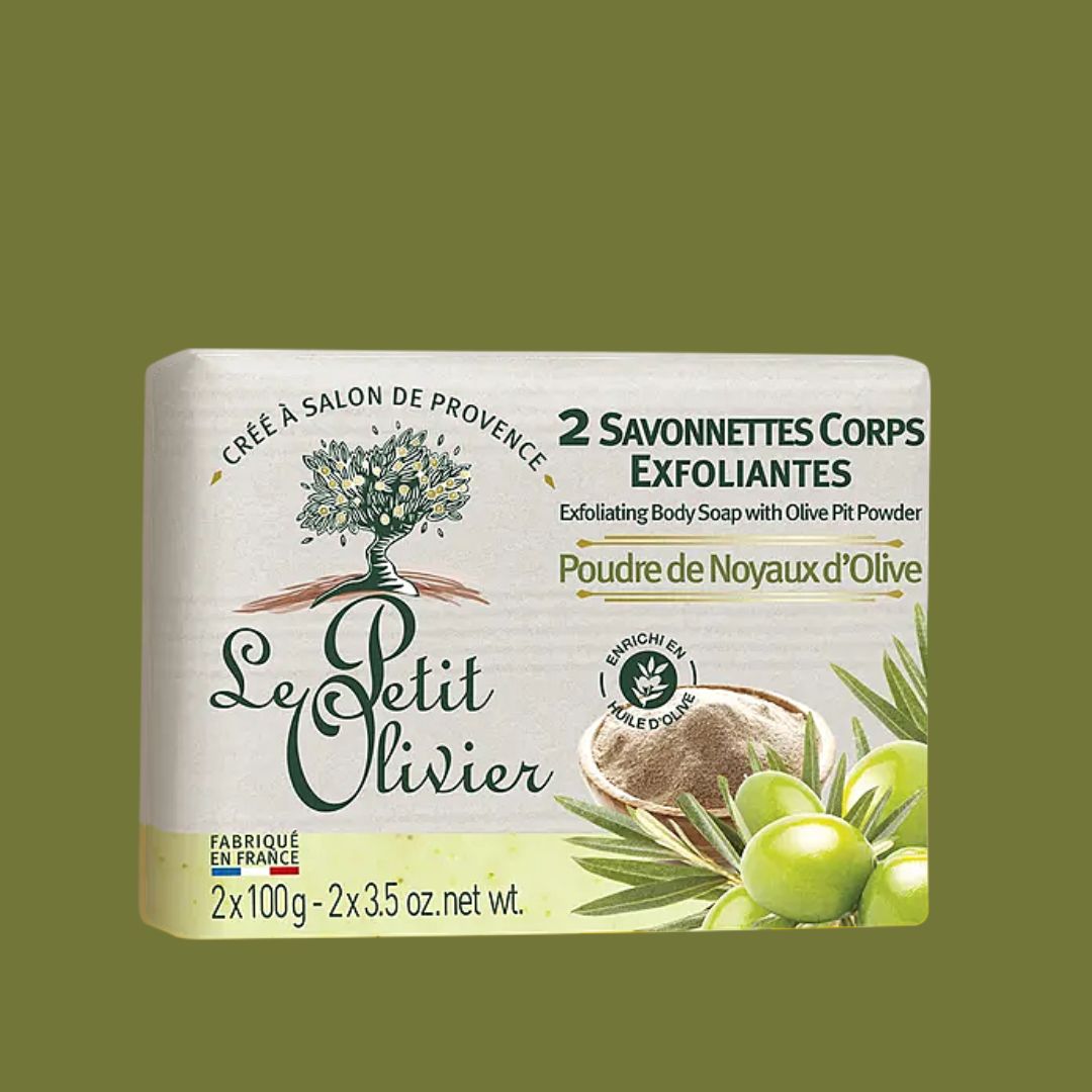 Le Petit Olivier Exfoliating Soap Bar - Olive